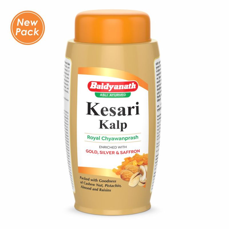 Baidyanath Kesari Kalp Royal Chyawanprash Enriched With Gold Silver Saffron