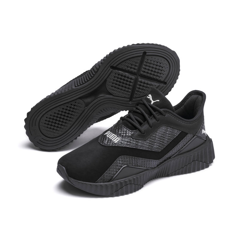 Buy Puma Defy Stitched Croc Wn S Black Running Shoe 5 Online