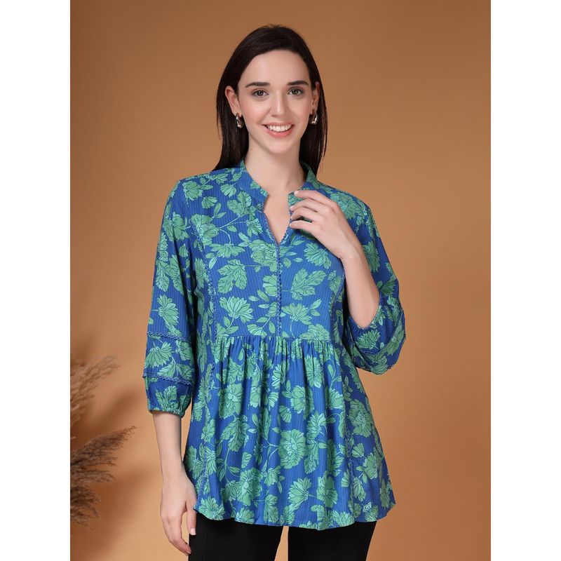 Zelena Green Maternity Feeding Kurti (L)
