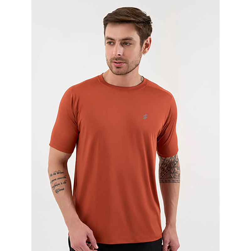 DCYPHR Men's Ausm5X Raglan Tee - Burnt Orange (L)