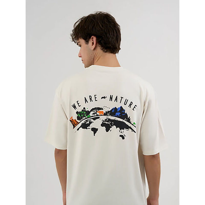 DCYPHR Discovery Men's We Are Nature Graphic Tee - Off - White (S)