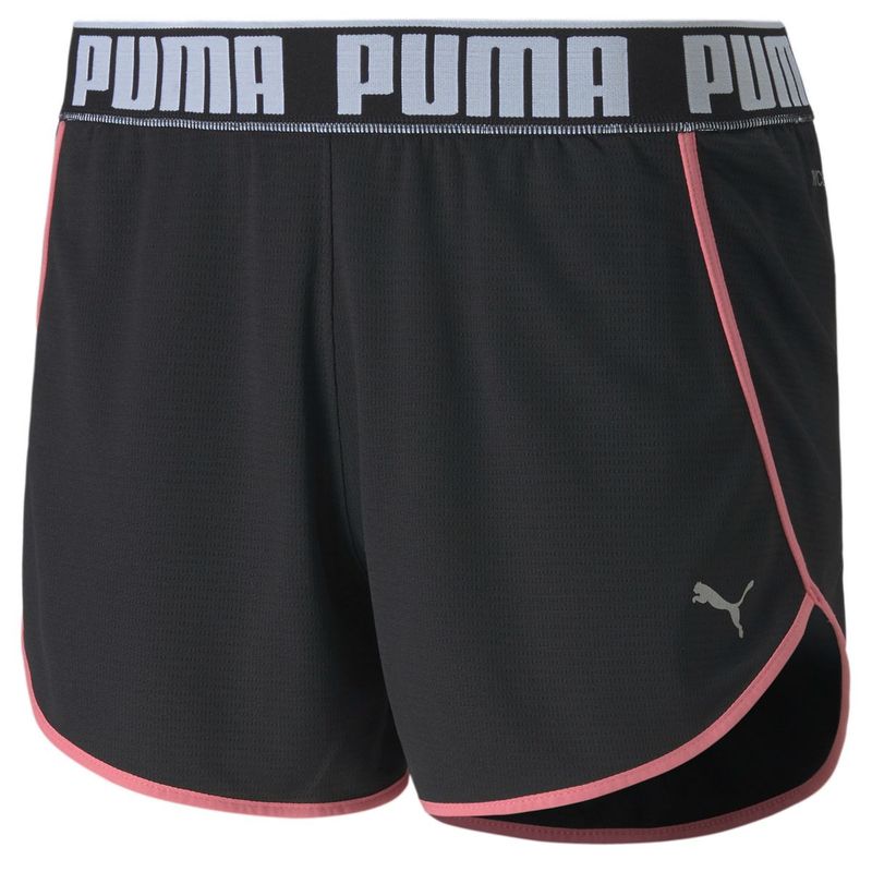 Puma Last Lap Knit Womens Black Shorts (L)