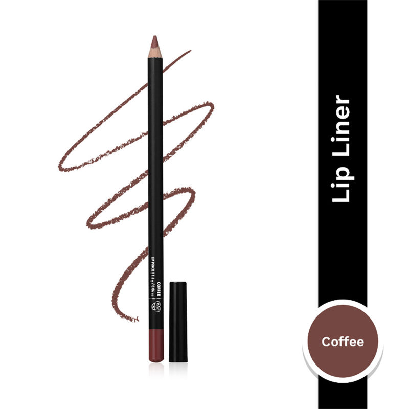 PAC Lip Pencil 03 Coffee - Creamy Non Drying Longwear Formula, Intense Pigment, Matte Finish