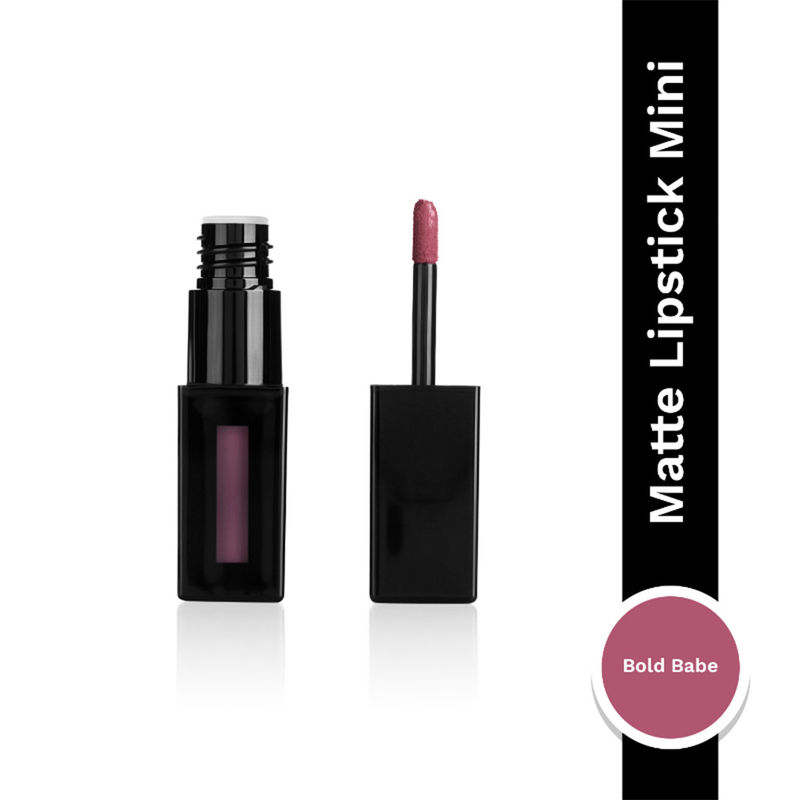 PAC Matte Addict Bold Babe Mini - Non Drying Intensely Pigmented, Comfortable Matte, 12H Wear