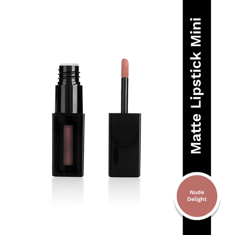 PAC Matte Addict Nude Delight Mini - Non Drying Intensely Pigmented, Comfortable Matte, 12H Wear