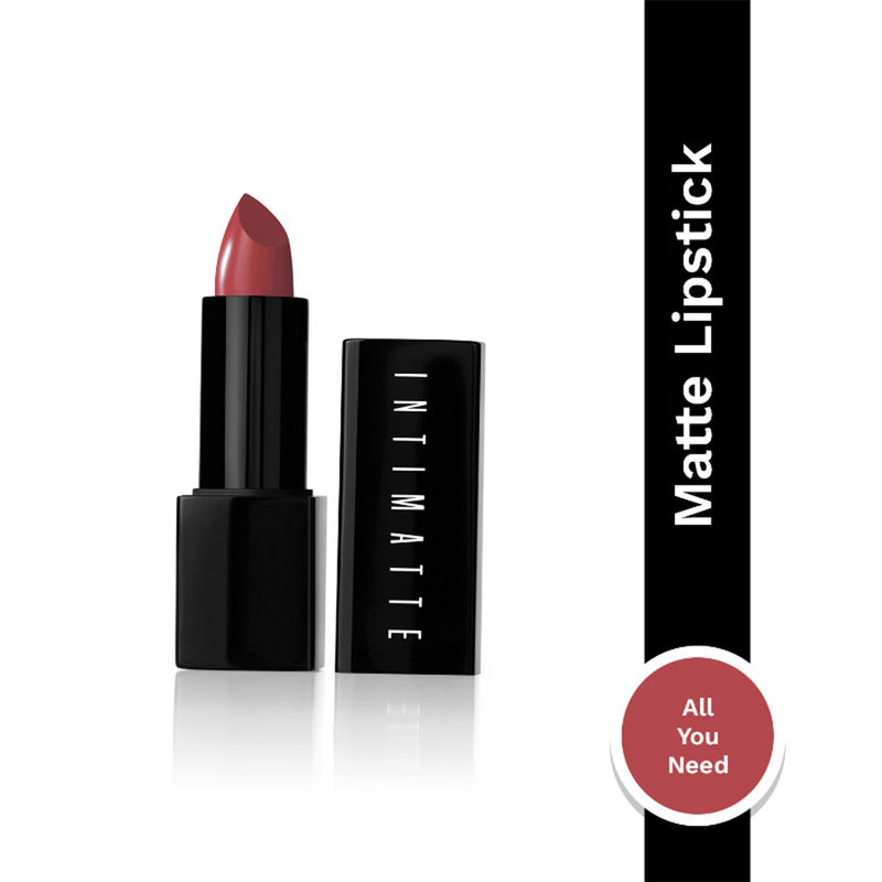 PAC Intimatte Lipstick All You Need - Richly Pigmented, One Swipe Payoff, Velvetty Finish