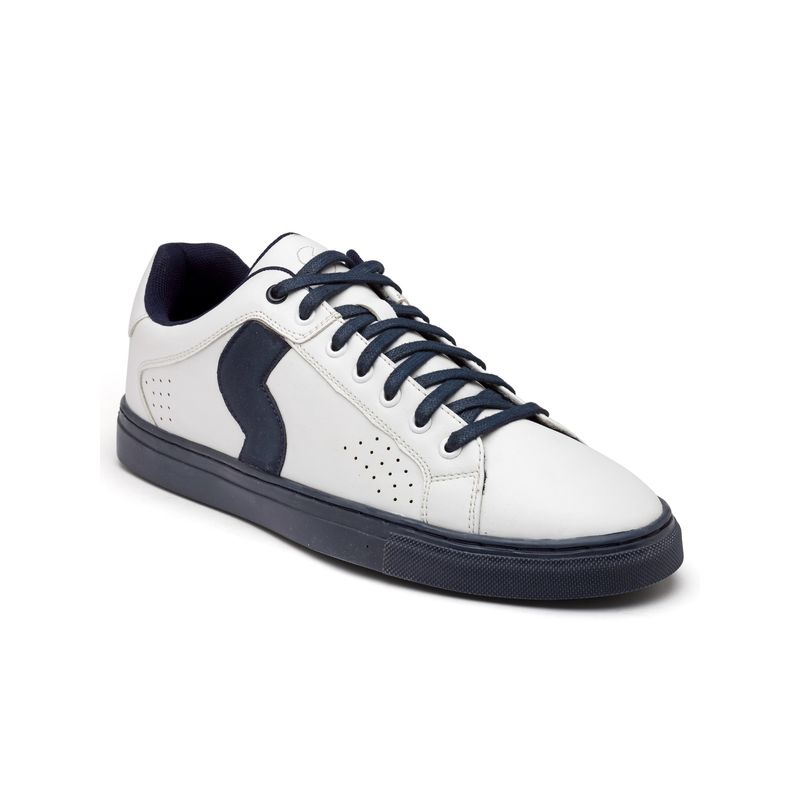 SOLETHREADS Elan-M White Solid Men Sneakers (UK 8)