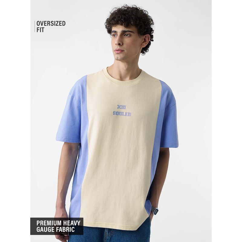 The Souled Store Originals Shell Men Oversized T-Shirt (XL)