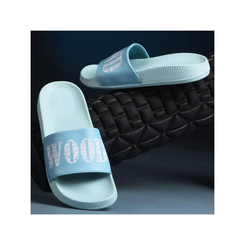 WOODLAND Women Blue Sliders (EURO 36)