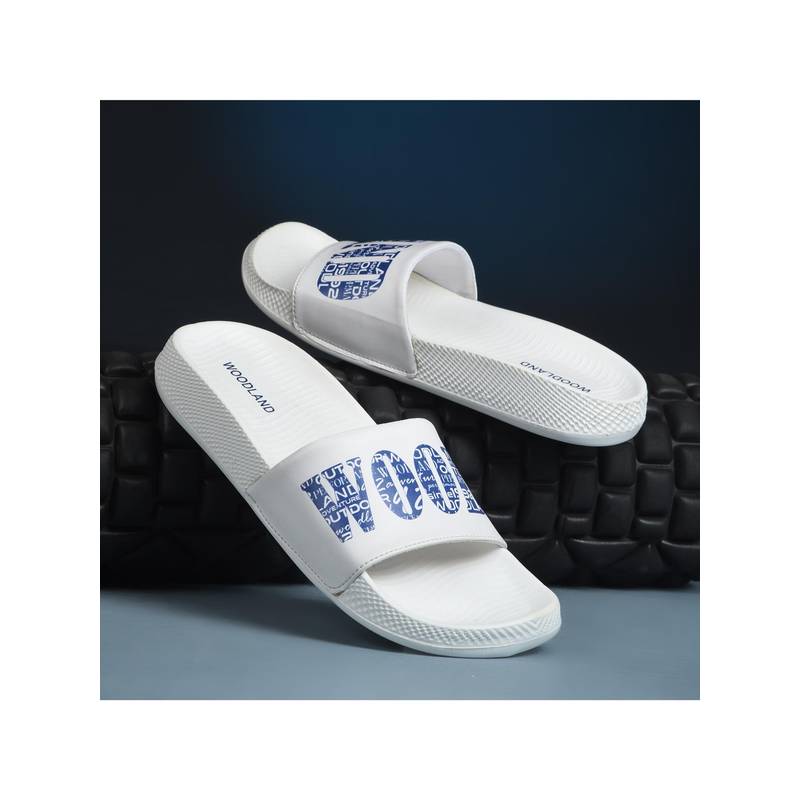 WOODLAND Women White Sliders (EURO 37)