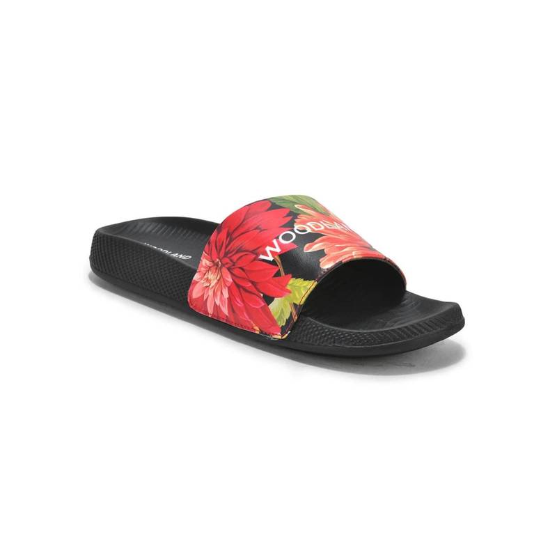 WOODLAND Women Multi-Color Sliders (EURO 38)