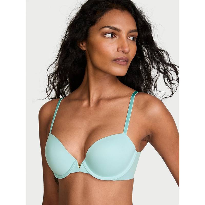 Victoria's Secret Love Cloud Smooth Lightly Lined T-Shirt Blue Bra (32C)