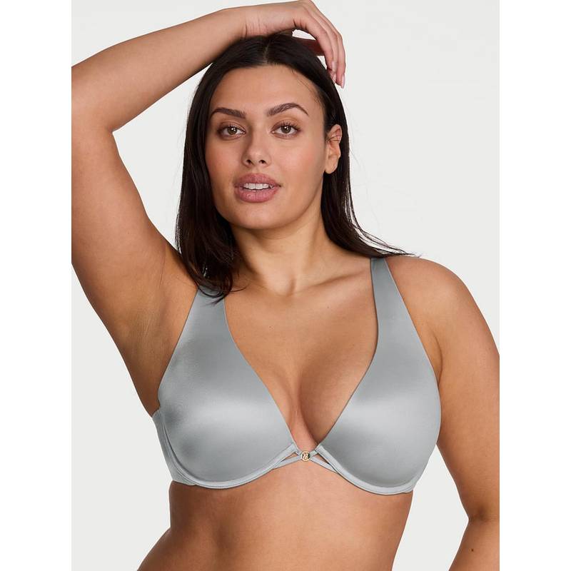 Victoria's Secret Very Sexy Smooth Lightly Lined Plunge Grey Bra (40C)