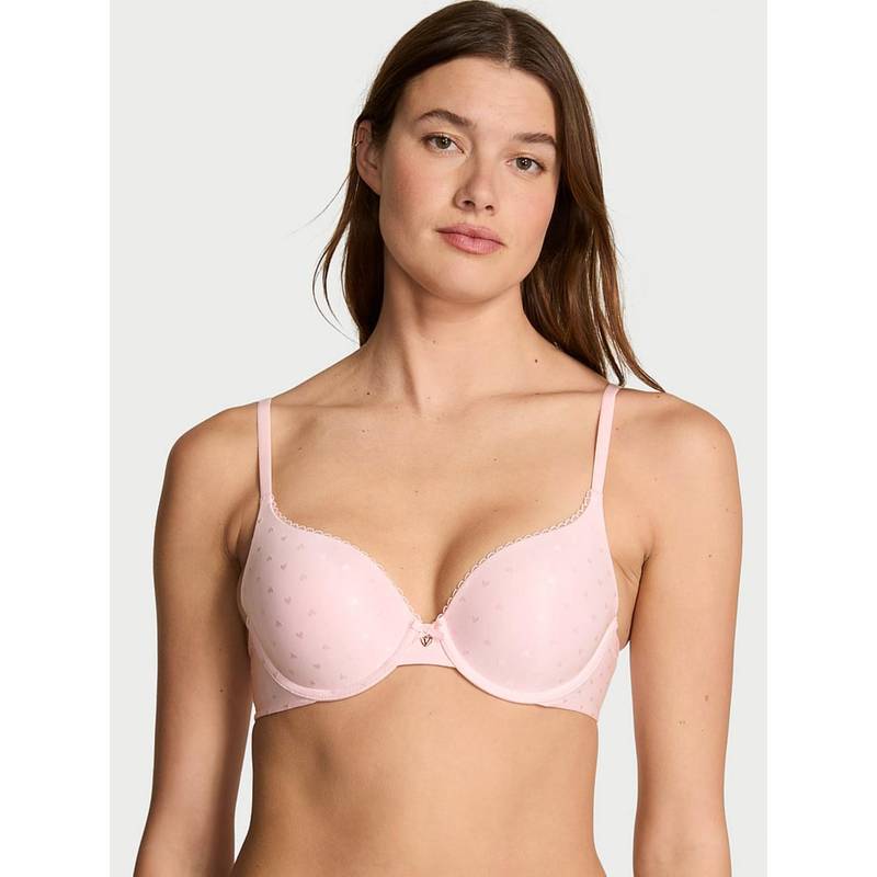 Victoria's Secret Body by Victoria Perfect Shape Push-Up Pink Bra (34DD)