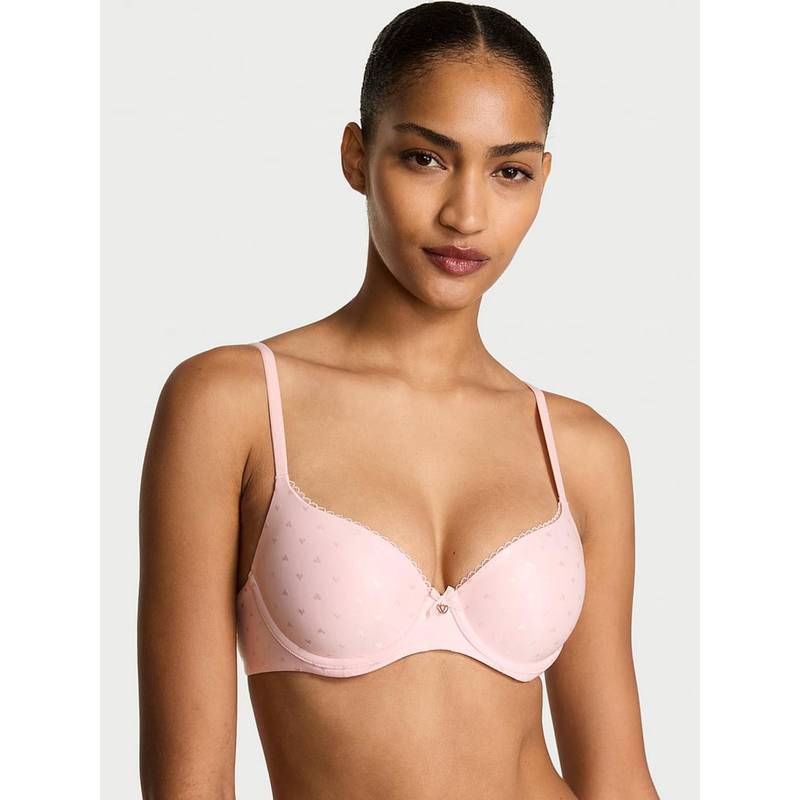 Victoria's Secret Body by Victoria Lightly Lined Demi Pink Bra (36DD)