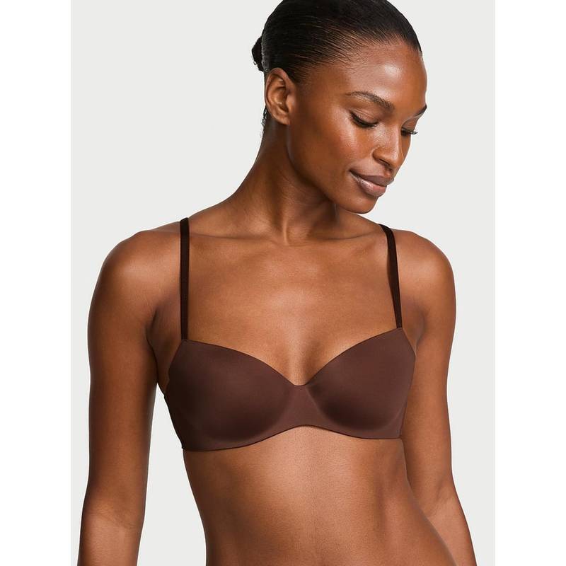 Victoria's Secret Body by Victoria FlexFactor Lightly Lined Balconette Brown Bra (36DD)