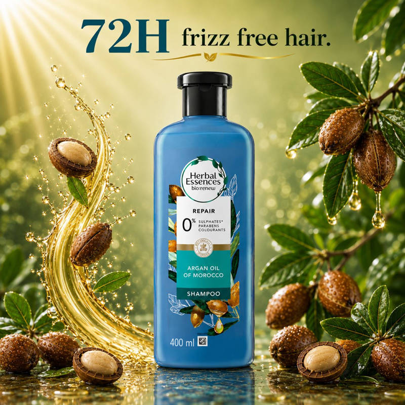 Herbal Essences Argan Oil Shampoo For Frizz - No Colourants