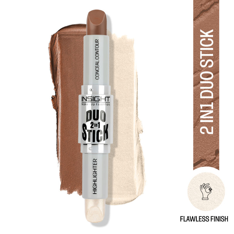 Insight Cosmetics Duo Stick Contour + Highlighter - 02 Coffee