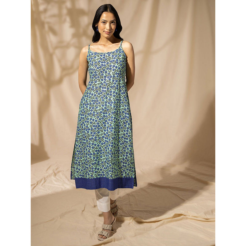 Spaghetti strap top kurta online