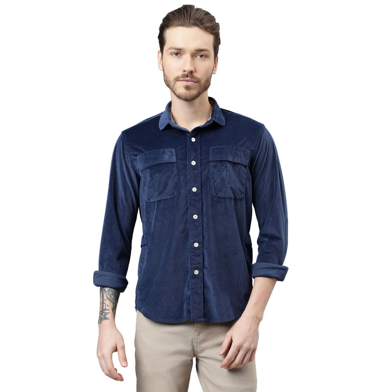 WOODS Casual Shirts Blue (M)
