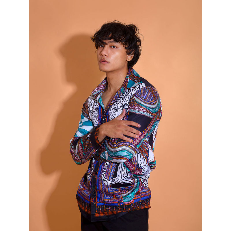 Loudless Jadis Printed Shirt for Men (L)