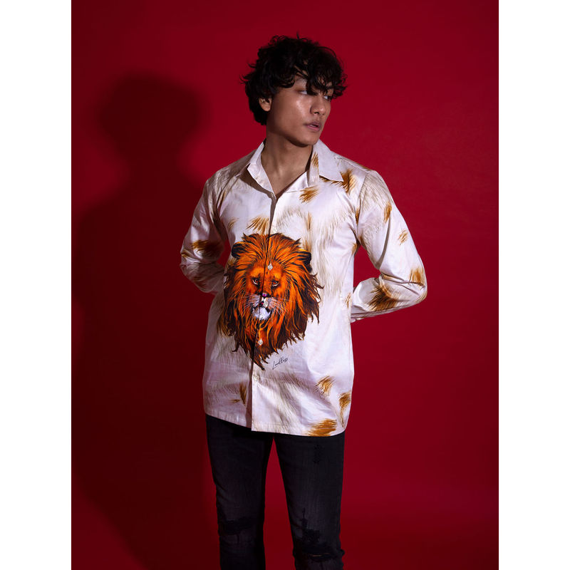 Loudless Kiarleo Printed Shirt for Men (M)