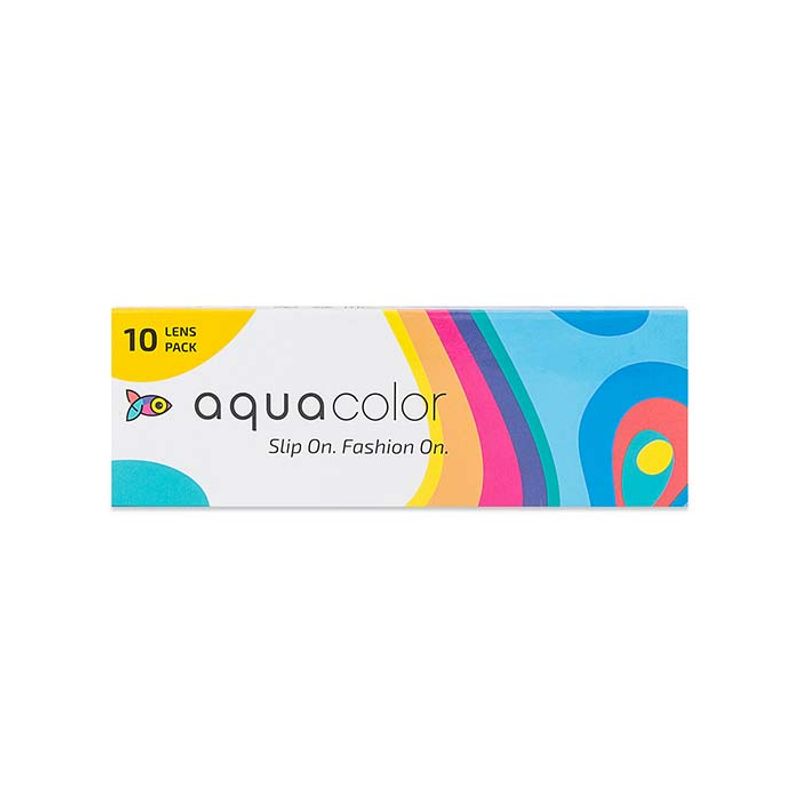 Aqualens Aquacolor Daily Disposable Zero Power Colored Lenses - Spicy Grey