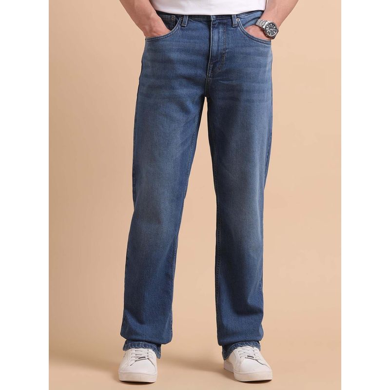 U.S. Polo Assn. Denim Co. Men Shawn Relaxed Fit Blue Jeans (32)