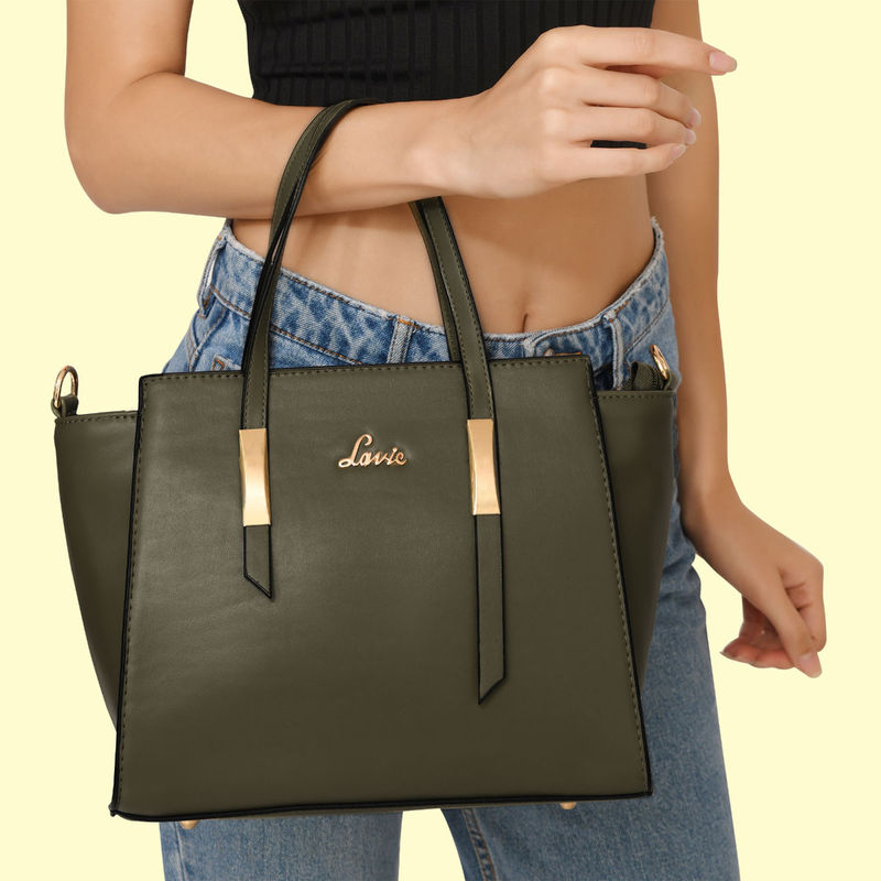 Lavie Women's Motion Large Tote Bag Grey Ladies Purse Handbag : Amazon.in:  Fashion
