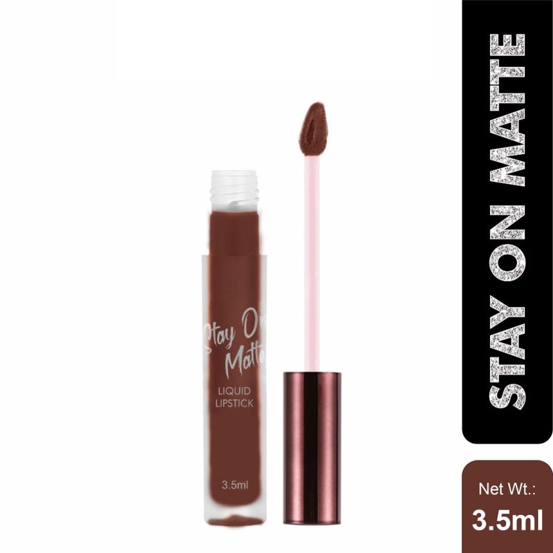 Beauty People Stay On Matte Liquid Lip Color With SPF 15 - 01 Famous