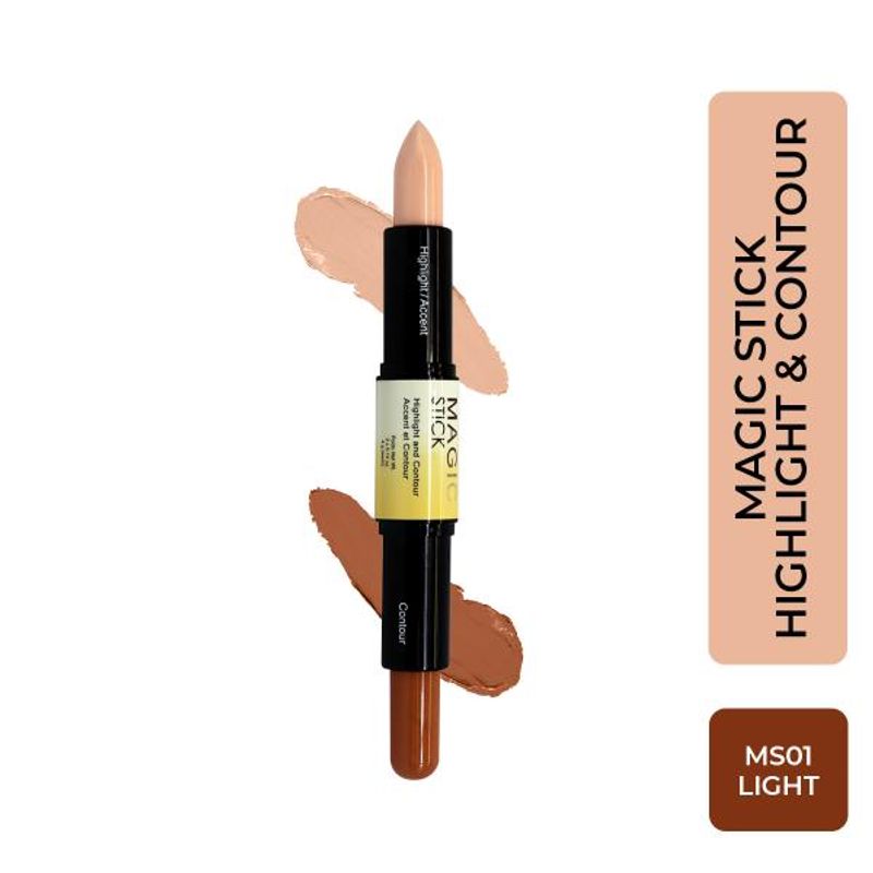 Half N Half Magic Stick 2 In 1 Cover Perfection Highlight & Concealer - Light 01