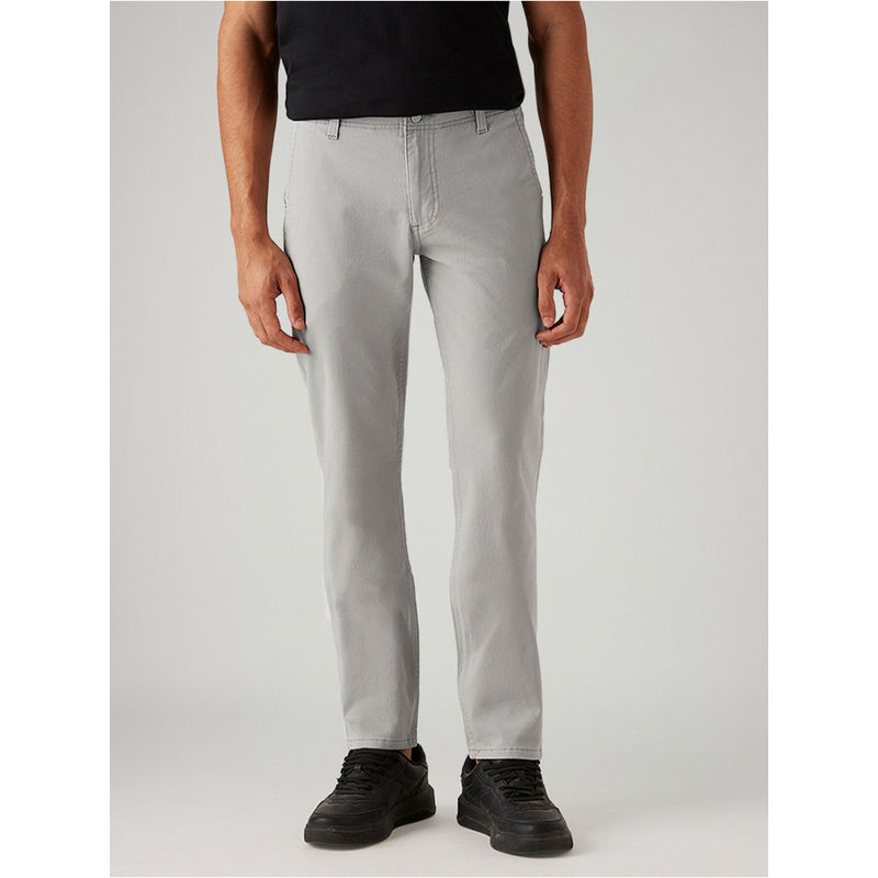 Levi's Men'S 511 Light-Grey Slim Fit Mid Rise Chinos (32)