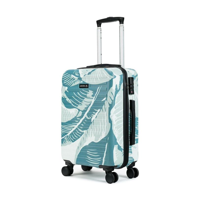 Assembly Polycarbonate Tropical Printed Checkin Trolley Bag 24 Inches (M)