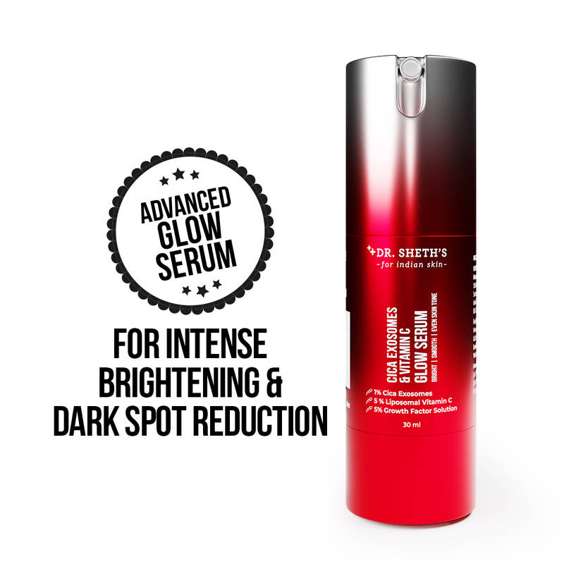 Cica Exosomes & Vitamin C, to Glow, Brightens & Revives Dull Skin, For All Skin Types