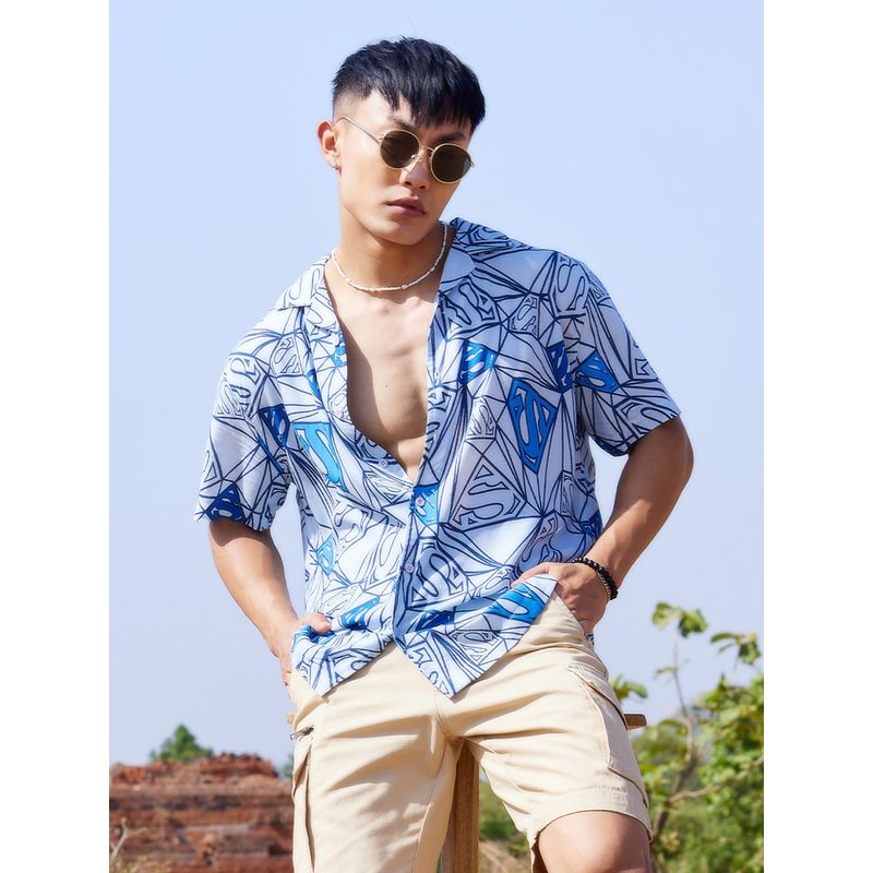 Buy The Souled Store Official Superman Logo Holiday Shirt Online