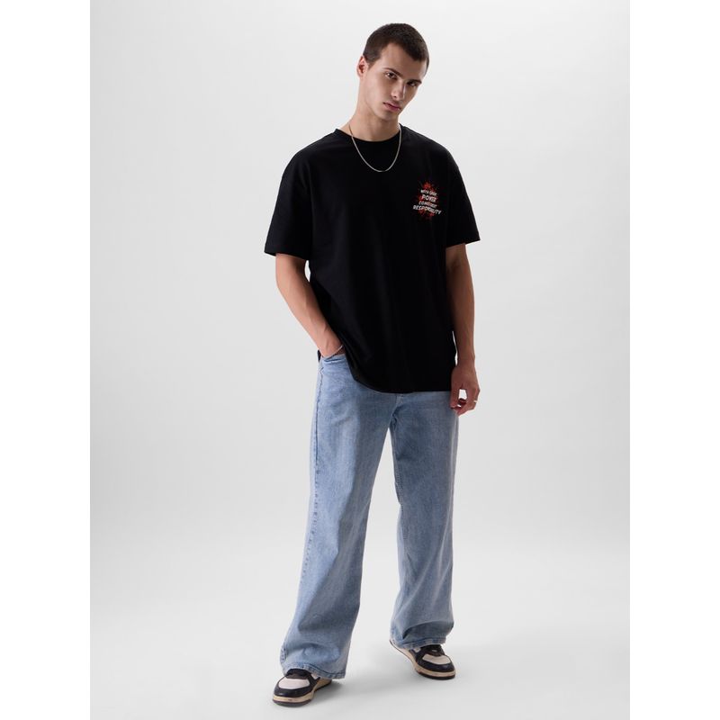 The Souled Store Official Spider-Man Across The Spider-Verse Oversized T-Shirts (2XS)