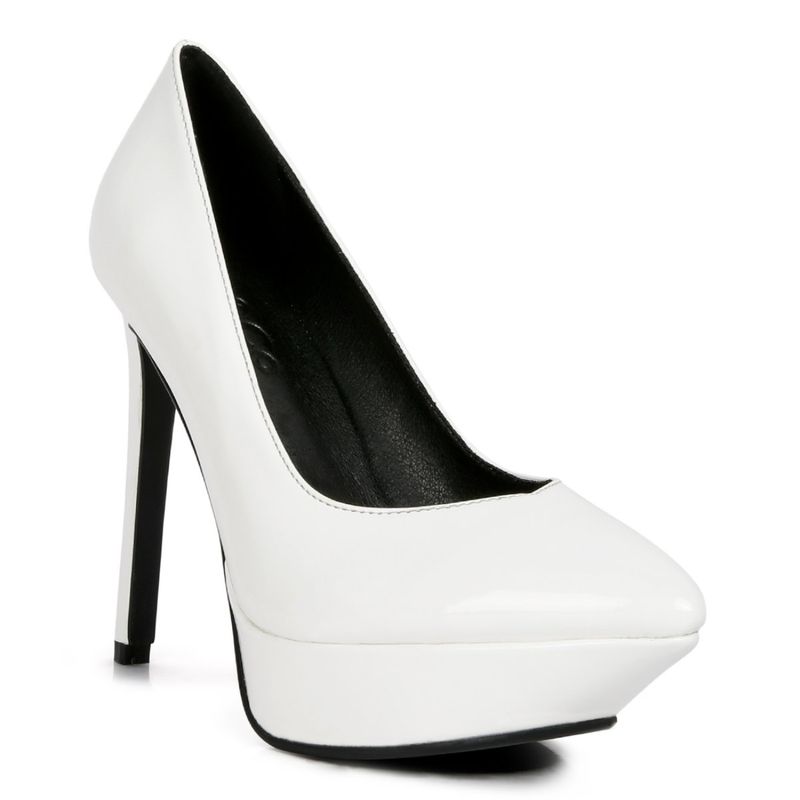 Rag & Co Solid White Pumps Buy Rag & Co Solid White Pumps Online at