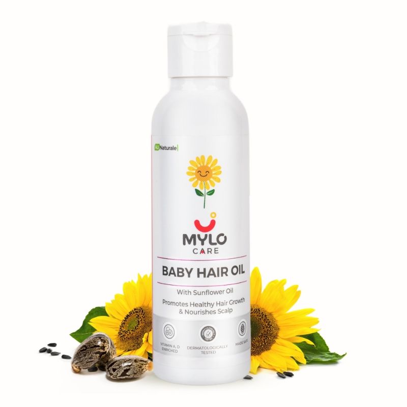 Mylo Care 100 Natural Baby Hair Oil For Softer & Smoother Hair Buy