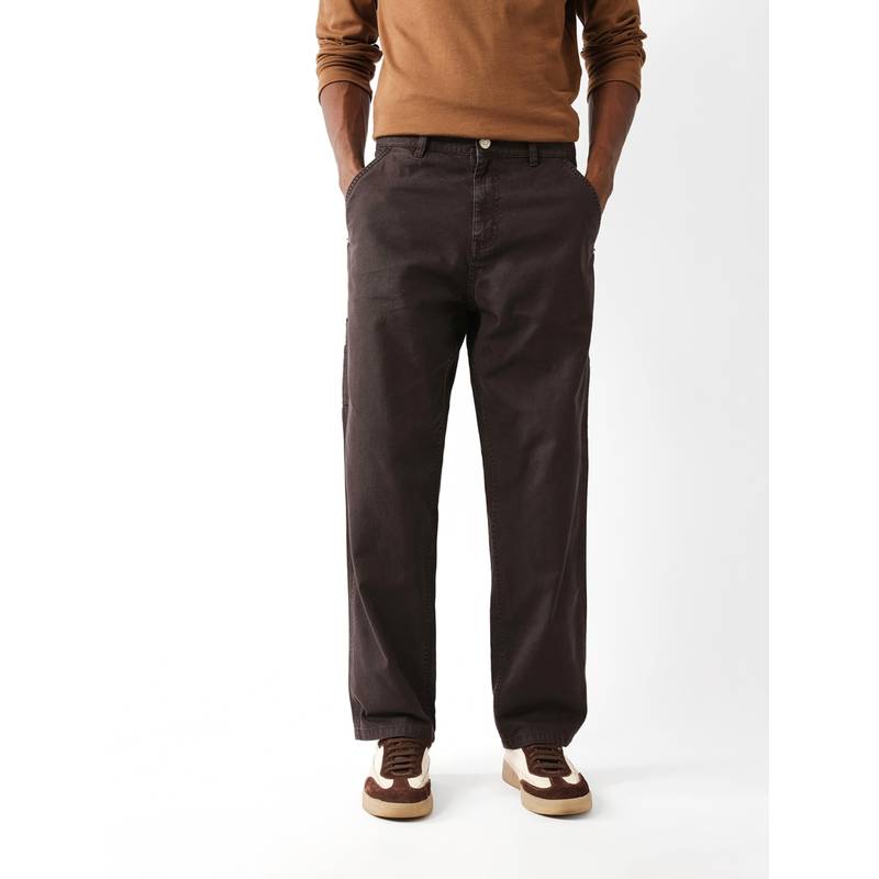 THE BEAR HOUSE Men's Causal Brown Trouser (28)