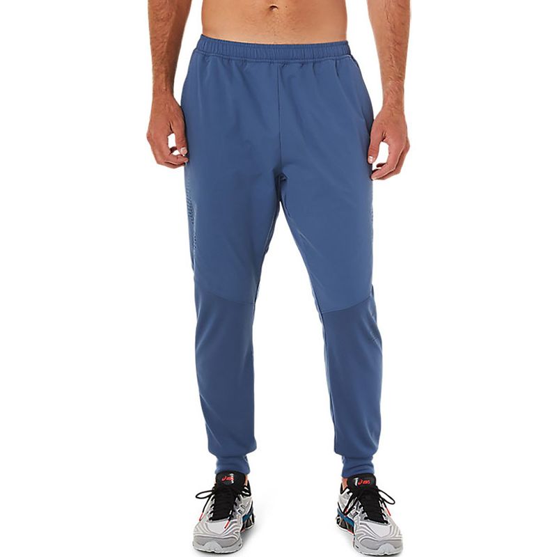 Asics M Hybrid Blue Men Gym & Training Trackpants (XL)