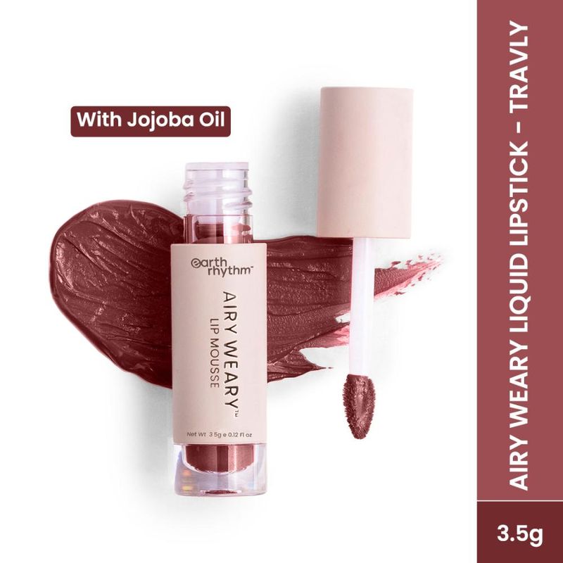 Earth Rhythm Airy Weary Lip Mousse Liquid Lipstick - Travly