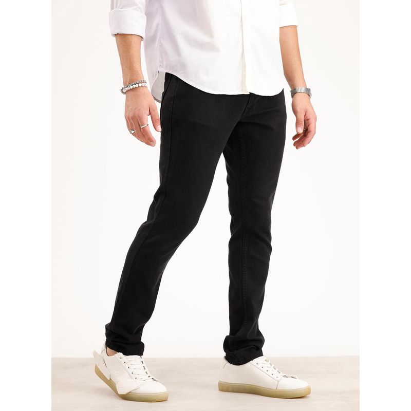 WROGN Skinny Fit Denim Jeans-Black (30)