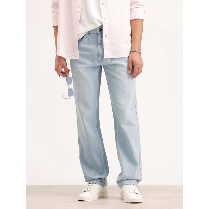 WROGN Anti-Fit Denim Jeans-Light Blue (34)