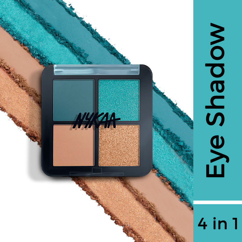 Nykaa Cosmetics Eyes On Me ! 4 in 1 Quad Eyeshadow Palette-Beach Break 10