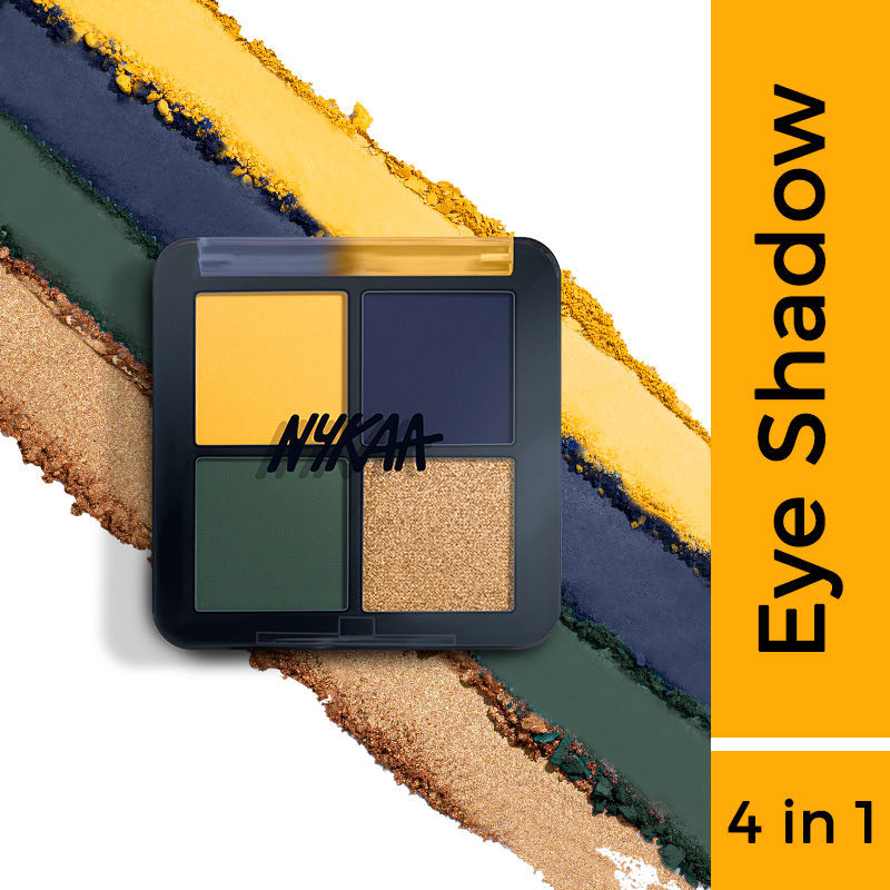 Nykaa Cosmetics Eyes On Me ! 4 in 1 Quad Eyeshadow Palette-Carnival Day 13