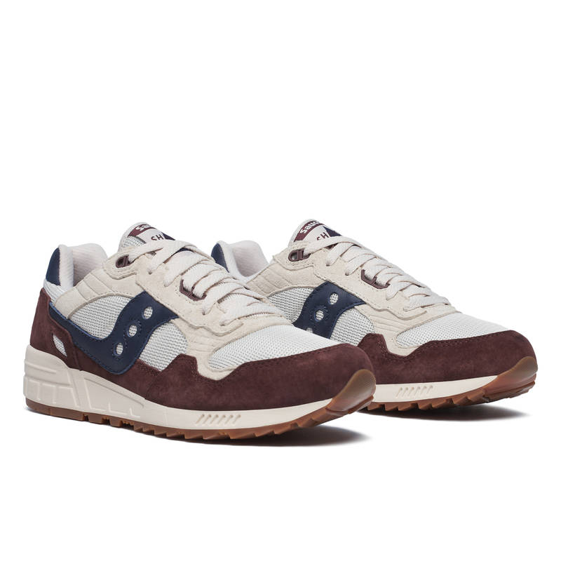 Saucony Men Shadow 5000 Sneakers EVA Midsole Off White (UK 6)
