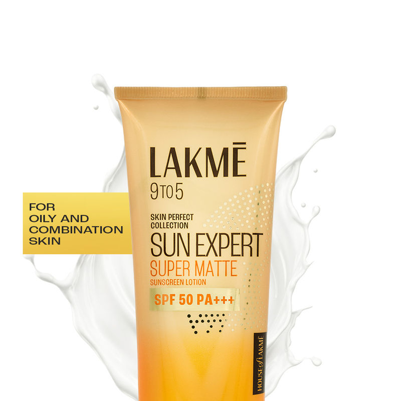 Lakme Matte Sunscreen SPF 50 PA+++, Niacinamide,UVA/B Protection,For Normal To Oily Skin