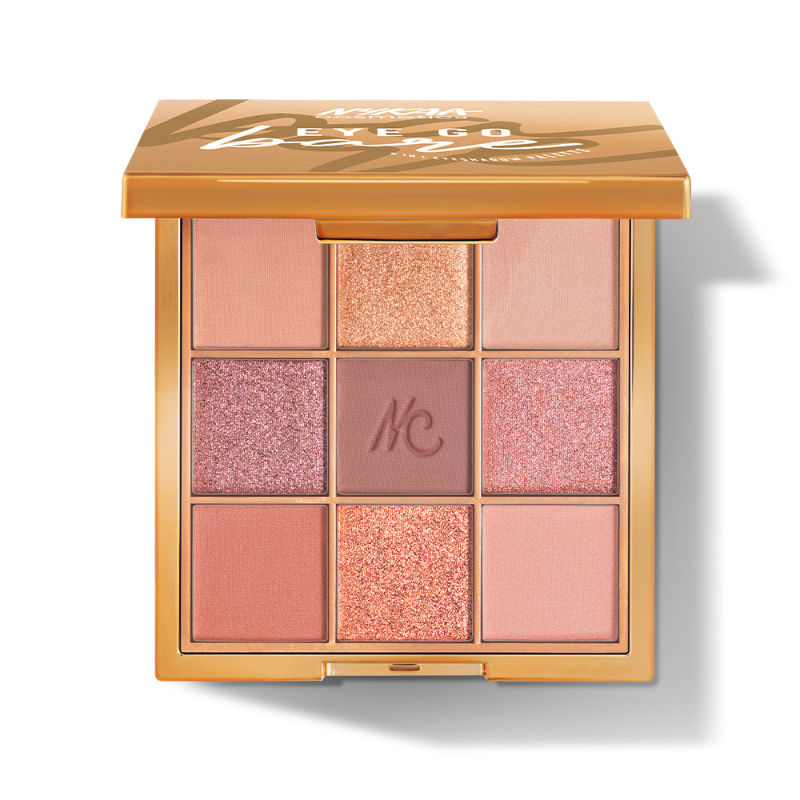 Nykaa Cosmetics 9 in 1 Eyeshadow Palette - Eye Go Bare