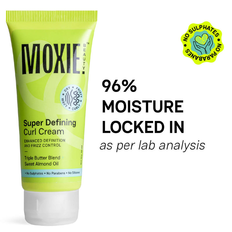 Moxie Beauty Super Defining Curl Cream for Curly Hair