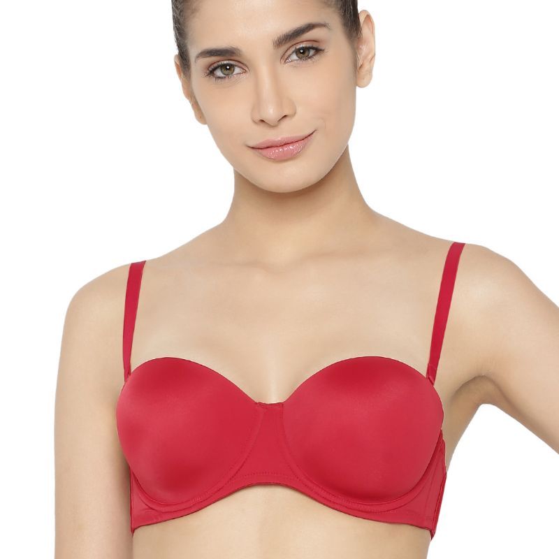 Triumph Fashion 147 Modern Under-Wired Half Cup Padded Detachable T-Shirt Bra - Red (36D)